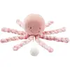 Image de Nattou Peluche Musicale Poulpe, Mélodie La-Le-Lu, pour Nouveaux-Nés et Bébés Prématurés, 23 cm, Lapidou, Vieux Rose/Rose Clair 877596