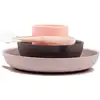 Image de Coffret de repas 4 pièces rose/aubergine