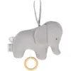 Image de Nattou Mini Peluche Musicale Tricotée, Tembo, 23 x 17 x 8 cm, Gris