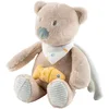 Image de Nattou Mini-Peluche Musicale en Polyester, l'Ours Jules, Berceuse "La-Le-Lu", env. 23 cm, Roméo, Jules et Sally, Beige