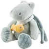 Image de Nattou Mini-Peluche Musicale en Polyester, Roméo le Crocodile, Berceuse "La-Le-Lu", env. 23 cm, Roméo, Jules et Sally, Bleu clair