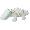Image de Nattou Jouet d'Activités Roméo Le Crocodile, en Polyester, avec différentes Activités, env. 28 cm, Roméo, Jules et Sally, Bleu Clair