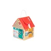 Image de LILLIPUTIENS - Maison d’Apprentissage Multi-Fermetures en Bois - Jouet éducatif en Bois avec 6 systèmes de Fermetures - Clé, Scratch, loquet, Crochet,... - Motricité Imagination - dès 3 Ans - 83263