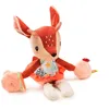 Image de LILLIPUTIENS - Hochet d’activités Stella Le Faon - Peluche Interactive pour bébés avec Miroir, grelot et Bruit Papier - Stimule Les Sens, la motricité et l’Imagination - Dès 9 Mois - 83300