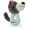 Image de Lilliputiens - Mini hochet Louis le Loup - Jouet d’éveil sensoriel pour bébé - Stimule la vue, l’ouïe et la motricité - Idéal dès la naissance - Peluche douce et amusante à découvrir - 83482