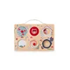 Image de LILLIPUTIENS - Panneau d'Activité Thème Contes - Busy Board pour Bébé - Jouet d’éveil Multi-activités pour bébé - Stimule la motricité Fine - Valisette Pratique à Transporter - Dès 18 Mois - 83510