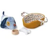 Image de LILLIPUTIENS - Peluche Jules Le Chien et Son Panier - Doudou Chien avec Panier et Accesoires - Bruit électronique d'aboiement - Stimule Imagination - Dès 12 Mois