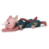 Image de LILLIPUTIENS - Maxi Peluche d'Activités Chat - Idéal Décoration Chambre et Jeu - Hauteur 87cm - Multiples Sons et Activités - Matières Douces - 87cm - Dès 6 Mois