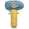 Image de LILLIPUTIENS - Hochet Bébé Imitation Marteau - Léon Le Hérisson - Jouet sensoriel pour Apprentissage ludique - Bleu & Jaune   15 cm - Dès 3 Mois - 83596