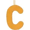 Image de Lettre C Phosphorescente Jaune