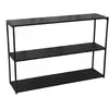 Image de Urban Living "Madison ETAGERES 3 Niveaux en Metal Noir 120X30XH80CM
