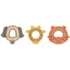 Image de Silicone/Wood Teether Animals - Version 1 éléphant / Giraffe / Tigre