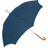 Image de C-Collection Parapluie long femme - Parapluie à ouverture automatique - Bleu foncé à vagues