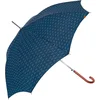 Image de C-Collection Parapluie long femme - Parapluie à ouverture automatique - Bleu foncé à pétales