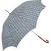 Image de C-Collection Parapluie long femme - Parapluie à ouverture automatique - Gris à traits bleus