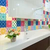 Image de Sticker Mural Carrelage adhésif Cuisine Salle de Bain - 24 Stickers Carreaux DE Ciment AZULEJOS CYPRIA - 24stickers10x10cm