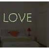 Image de Ambiance-Live Kit de 100 Stickers muraux étoiles phosphorescentes 3D, Autocollants muraux, Décoration Murale Chambre Enfant, 100 Stickers phosphorescents