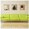 Image de Ambiance Sticker 3 Stickers Adhésifs Muraux Noël | Stickers Autocollants Muraux à Effet 3D Bougies et Sapin de Noël - Décoration Murale Fêtes de Noël pour Salon Cuisine & Chambre | 3 x 30x30 CM
