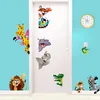 Image de Stickers adhésifs Enfants, Sticker Autocollant Animaux de la savane - Décoration murale chambre enfants, 30 x 90 cm