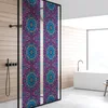 Image de Ambiance Sticker Film Fenêtre Anti Regard Occultant - VITRAIL Mauve - Stickers pour Vitres & Porte de Douche - 40x200cm