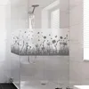 Image de Ambiance Sticker Film Fenêtre Anti Regard Occultant - Champ DE Fleurs ET Papillons - Stickers pour Vitres & Porte de Douche - 40x100cm