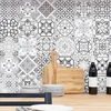 Image de 30 Stickers adhésifs carrelages | Sticker Autocollant Carreaux de ciment - Mosaïque carrelage mural salle de bain et cuisine | Carreaux de ciment adhésif mural - azulejos - 15 x 15 cm - 30 pièces
