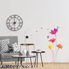 Image de Ambiance Sticker Autocollant Muraux Décoration Adhésifs Fleurs Arc-en-Ciel Sticker Murale pour Bébé, Chambre d'enfant et Salon - H50 x L70 cm