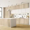 Image de Ambiance Sticker Rouleau Adhésif au Mètre - Autocollants Revêtement Adhésif Cuisine, Meubles et Salle de Bain Bois Chêne Clair - H60 x L2 m