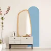 Image de Ambiance Sticker Autocollant Arche Salon Art Moderne et Simple | Grand Papier Peint Bohème pour Décoration Salon et Chambre | L58 x H140 cm - Bleu Poudre