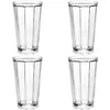 Image de Set de 4 Verres à Whisky Moyens Serax | Verrerie Surface par Sergio Herman | Gobelets en Verre Transparent | Essentiels pour la Maison, Verres à Cocktails