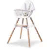 Image de Chaise haute Evolu 2 + arceau Naturel/Blanc