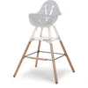 Image de Childhome, Set de Pieds Extra Long pour Chaise Haute Bébé Evolu 2, S'adapte Hauteur 90cm Ilot de cuisine ou Bar, Repose pieds, Bois de Hêtre, Facile à assembler, Couleur Anthracite
