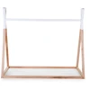 Image de Tipi lit cabane bébé 70x140 Naturel/Blanc