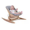 Image de Childhome Coussin Réducteur de Naissance; Compatible Transat Naissance Evolu Newborn Seat; 100 pourcent Coton; Harnais de sécurité 5 points; Confortable; Ergonomique; Couleur Gris CHEVOSCNBJG