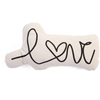 Image de Coussin Décoratif en toile Love letter