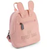 Image de CHILDHOME, Sac À Dos Enfant Bébé, Ecole, Maternelle, Crèche, Deux Compartiments, Contenance Adaptée Lunchbag/Bouteille, Boucle De Sécurité Amovible, Déperlant, My First Bag, rose et cuivre