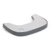 Image de CHILDHOME, Tablette pour Chaise Haute Evolu 2, Ajustable en Profondeur, Facile d'installation, Avec Napperon en Silicone, Antidérapant, Facile à nettoyer, Couleur Anthracite