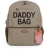 Image de Childhome, Sac À Dos À Langer, Sac Voyage, Grande Contenance, Fonctionnel, Design Belge, Dos Mesh Respirant, Matelas À Langer Pliable, 35 l, Daddy Bag, Kaki