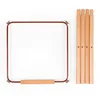 Image de CHILDHOME, Set De Pieds Extra Long Pour Chaise Haute Bébé Evolu 2, S'Adapte Hauteur 90Cm Ilot De Cuisine Ou Bar, Repose Pieds, Bois De Hêtre, Facile À Assembler, Couleur Terracotta