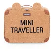 Image de Childhome Valise Enfant, Week-end, Format Cabine, Compact, Solide, Anse pour transport, Etiquette Nom, Design, Matière Douce, Mini Traveller, Teddy Brun
