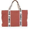 Image de Childhome, Family Bag, Sac à Langer, Sac de Voyage/Week-end, Grande Contenance, Pochette incluse détachable, Collection Signature Terracotta