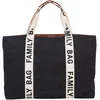 Image de Childhome, Family Bag, Sac à Langer, Sac de Voyage/Week-end, Grande Contenance, Pochette incluse détachable, Collection Signature Noir