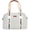 Image de Childhome MOMMY CLUB SAC À LANGER - SIGNATURE - CANVAS - OFF WHITE