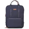 Image de Childhome, Sac à dos à langer Family Bag, Grande capacité, Multifonctionnel, Tapis à langer inclus, 11 Compartiments, Pochettes Isothermes, Passage Trolley-valise, Accroche Poussette, 20.5L, Gris