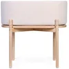 Image de CHILDHOME, Berceau Bébé 2 en 1 Evolutif, 0-6Mois, Bois de Bouleau et Matière Teddy, Table pour Enfant, Table Activité 6mois à 6ans, Matelas Inclus, Sécuritaire, Teddy Ecru