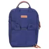 Image de CHILDHOME, Sac a Dos, Bebe, Sac à dos Enfant, Cartable maternelle, Pochette isotherme, Compartiment boite à repas, Solide, Matière Coton, My First Bag, 7L, Mini Club Urban, Bleu Marine