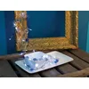 Image de Light Creations Mini tablelight LED - 1.5 m - bleu océan - 24 LED - blanc - piles non incluses