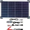 Image de OptiMate Chargeur Solaire Solar Duo 40W 12V   Chargeur Solaire Intelligent 6 étapes avec régulateur 3.3A pour Auto. Moto. Bateau   AGM. Gel. STD et LiFePO4