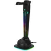 Image de EgoGear - SAC1 - Support Universel pour Casques Gaming - 4 Ports USB 2.0 - Éclairage RGB Tactile 6-en-1 - Base en Caoutchouc antidérapante