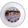 Image de Villeroy & Boch Design Naif Assiette à dessert "Village", 21 cm, Porcelaine Premium, Blanc/Multicolore